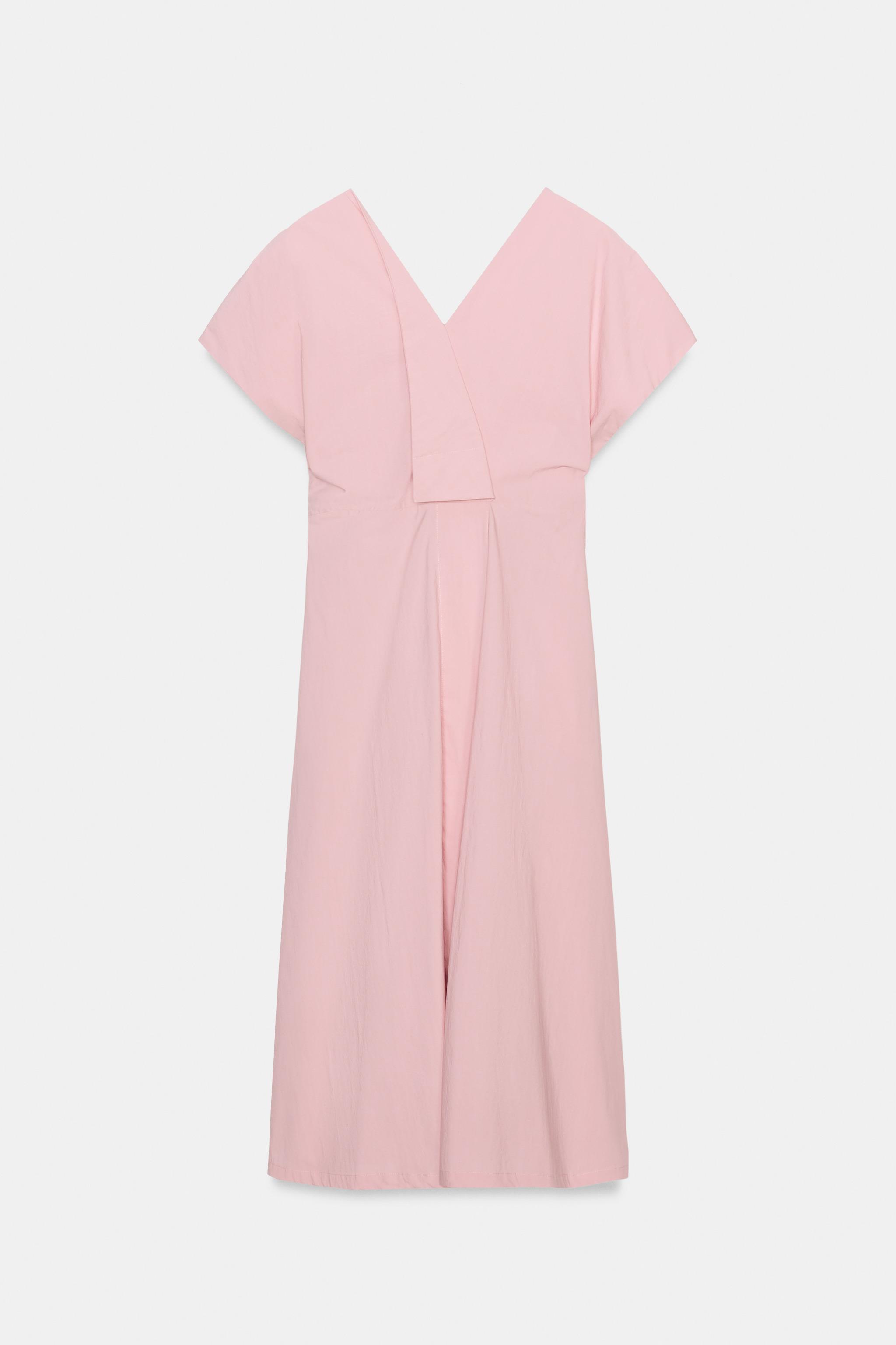 ZW COLLECTION PLEATED POPLIN DRESS